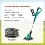 Viilich 4 vnt. siūlų ritės, suderinamos su bosch žoliapjovės trimeriu Advancedgrasscut 36 Art 30-36 Li Art 24 Art 24+ Art 27 Art 27+ Art 30 Art 30+, nailoninių siūlų atsarginė ritė