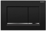Geberit taustiņ&scaron; Sigma30, 246x164 mm, juodas/hroms/juodas