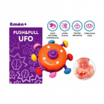 Interaktyvus &bdquo;Brain Builders" žaidimas &bdquo;UFO&ldquo; 6mėn+ / Push and Pull UFO
