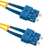 Qoltec Patchcord światłowodowy SC/UPC - SC/UPC | Singlemode | 9/125 | G652D | Duplex | 3m