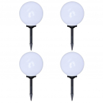 Lauko LED &scaron;viest. takeliui, 4vnt, 30cm, su įsmeig. kuoliuku
