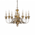 Pakabinamas &scaron;viestuvas Ideal Lux Suspended lamp with 8 lights FIRENZE, E14, pilka