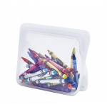 Daugkartinio naudojimo stasher stand-up mini skaidrus stasher silikoninis mai&scaron;elis