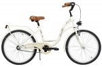 Dviratis AZIMUT Julie 24" 2025 light cream