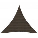 Uždanga nuo saulės, rudos spalvos, 4,5x4,5x4,5m, HDPE, 160g/m&sup2;
