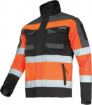 Lahti Pro Striukė Įspėjamoji liemenė, juoda ir oranžinė, &bdquo;2xl&ldquo;, ce, Lahti