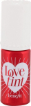 Benefit Lovetint Fiery-Raudona Tinted Lip & Cheek Stain lūpų ir skruostų dažai, 6 ml