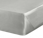 Eurofirany DIVA LINE DINA medvilninio satino paklodė be elastinės gumos, 180 x 210 cm, spalva: &scaron;viesiai pilka