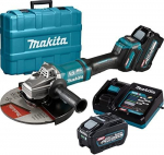 Makita kampinis &scaron;lifuoklis GA038GT201, 40V XGT, 2x5.0Ah 230mm