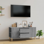 TV staliukas Televizoriaus spintelė, pilka ąžuolo, 102x44,5x50cm, mediena