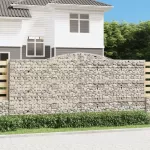 I&scaron;lenkti gabiono krep&scaron;iai, 3vnt., 400x30x180/200cm, geležis