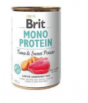 &Scaron;unų Maistas - Brit Mono Protein Tunas Su Saldžiosiomis Bulvėmis 400g