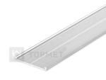 LED juostos profilio dangtelis VARIO30-09, neanoduotas aliuminis, 3m