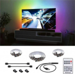 Paulmann Rinkinys LED juostelė TV LED juostelė 55 colių USB + pultelis Dynamic Rainbow RGB 3.5W 5V juoda