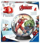 Ravensburger 3D Dėlionė 73 vnt. - Marvel kamuolys - Ker&scaron;ytojai