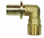 Tece Nypel perėjimo kampas GZ 25x3 / 4 "žalvaris - 707525