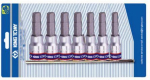 KING TONY KOMPLET NASADEK 1/4" Z KOŃC&Oacute;WKĄ IMBUSOWĄ 7 vnt. 2035 H3-H10