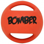 Happy Dog Durafoam Bomber Micro žaislas, 8 cm, oranžinis