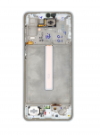 Dėklas LCD ekranas + jutiklinis blokas + priekinis dangtelis Samsung A336B Galaxy A33 5G Awesome Baltas (pakeitimų paketas)
