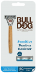 Bulldog "Bamboo Sensitiv e" skustuvas + 2 atsarginės galvutės