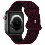 Beline apyrankė Apple Watch New Sport silikoninė 42/44/45/49mm raudonos ir juodos spalvos box