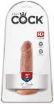 King Cock 5" Cock Tan