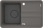 Granitinė virtuvinė plautuvė Deante Momi, ZKM_T11A, Anthracite metallic