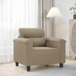 Sofa Krėslas, taupe spalvos, 60cm, mikropluo&scaron;to audinys