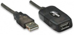StarTech Manhattan Manheteno didelės spartos USB aktyvus prailginimo kabelis AM/AF 10.0m, 150248