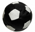 Sėdmai&scaron;is-pufas vaikams Ball XXL (40 cm), Juodas/Baltas