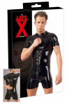 Late X Men's Latex Playsuit 2XL
