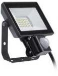 LED prožektorius PHILIPS, IP65, 20W, 3000K, 1800lm, su judesio davikliu, juodos sp., 14x5,4x15,3 cm
