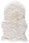 Domoletti SHEEP FUR SHEEPSKIN RUG 90X60 MILK