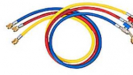 Refco Manufacturing &bdquo;Refco CA-CCL-60-5/16&ldquo;SAE-45 - 3 x serviso žarnos, 5/16'', rutulinės, kampinės, 60 barų, R410/R32