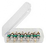 Refco Manufacturing &bdquo;Refco A-31999-G/10&ldquo; &ndash; &bdquo;Schrader&ldquo; vožtuvas, žalias, 10 vnt.