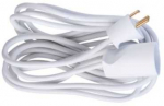 Thorkild Larsen E-line prailgintuvas 3G1.0 - H05VV-F, baltas m/j, 230V/13A, plastikinis kabelis, 5m