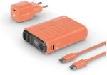 RealPower PB-10000, 10000 mAh, ličio polimeras (LiPo), 22,5 W, oranžinė