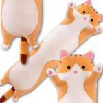 Pliu&scaron;inis žaislas, pagalvėlė katinas, 70cm