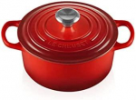 Virtuvės Indai - Le Creuset Signature Keptuvė 24cm Apvalus Vy&scaron;ninės Raudonos spalvos