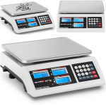 Virtuvinės svarstyklės Steinberg Systems Komercinių parduotuvių svarstyklių skaičiavimas LCD RS232 6000 g / 0,1 g