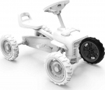 Berg Wheel 9x2 Cross - Pilkas/Juodas Front Left