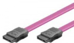 Goobay 50915, 0,5 m, SATA II, SATA 7 kontaktų, SATA 7 kontaktų, ki&scaron;tukas/ki&scaron;tukas, raudonas