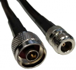 Hismart Kabelis LMR-400, 1m, N-male į N-female