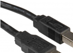 ROLINE USB 2.0 kabelis, A-B tipo 3 m, 3 m, USB A, USB B, USB 2.0, ki&scaron;tukas/ki&scaron;tukas, juodas