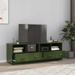 TV staliukas Televizoriaus spintelės, 2vnt., alyvuogių, 67x39x44cm, plienas