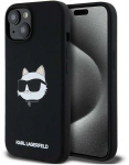 Apple iPhone 15 Plus / 14 Plus Karl Lagerfeld dėklas Crossbody IML Karl Head MagSafe (KLHMP15MSCHPPLK) juodos spalvos