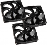 Noiseblocker NB-eLoop Fan B12-PS Juodas Edition - 120mm PWM, 3 St&uuml;ck