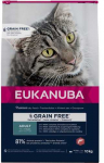 Eukanuba begrūdis sausas maistas katėms su la&scaron;i&scaron;a, 10 kg