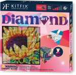 KITFIX DIY Deimančiukų menas &bdquo;Saulėgrąža&ldquo;