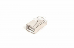 Digitus RJ45 ki&scaron;tukas (8p8c) praėjimas, kat.5e, ekranuotas, awg 26-24, pakuotėje 100 vnt.